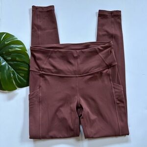 Prana Pocket Leggings Womens Crossover Yoga (Size S)